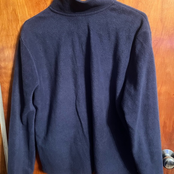 Christmas Snowman Fleece Essential by Maggie Size Large Christmas Sweater Blue - Picture 4 of 4